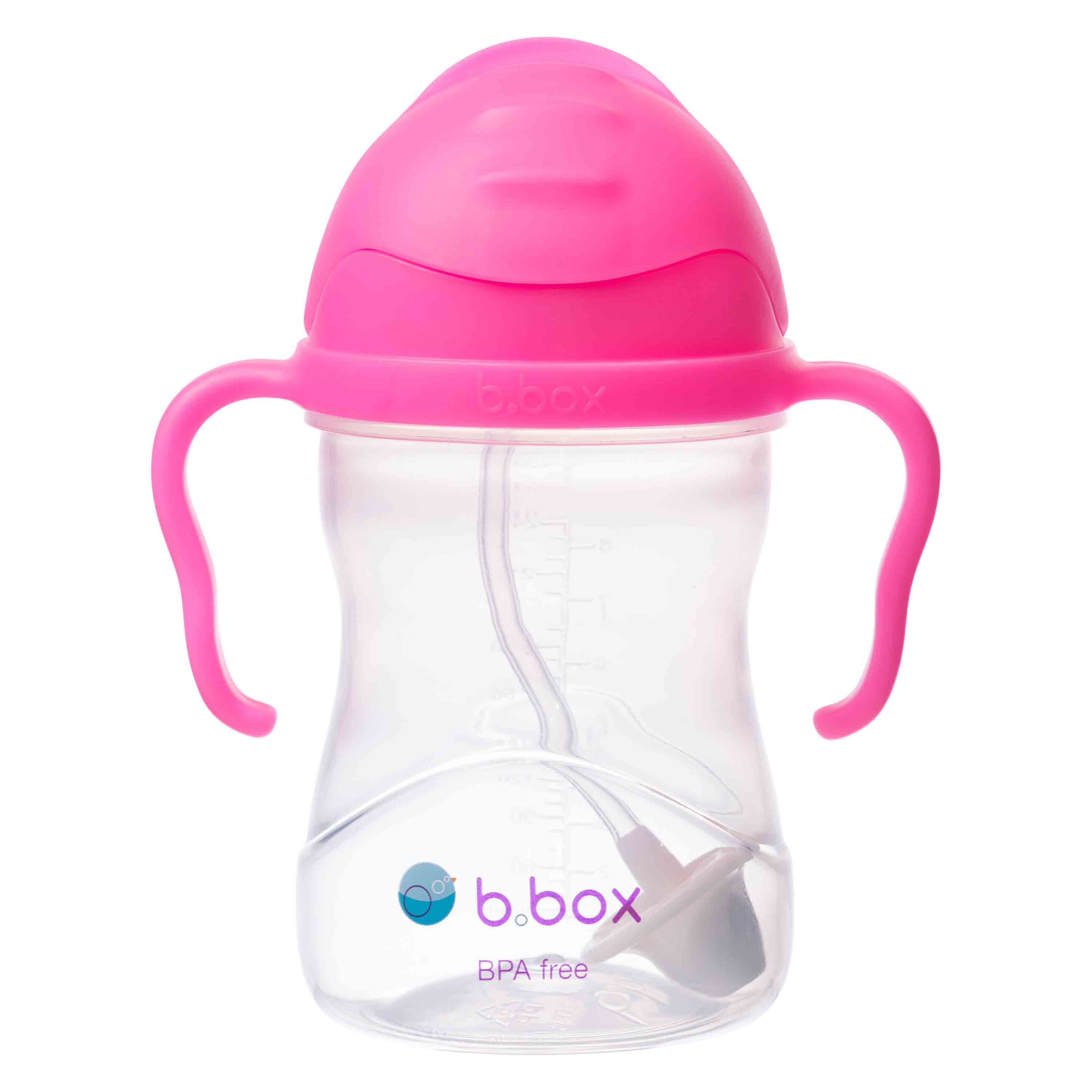 Sippy Straw Cup 240ml - Pink Pomegranate