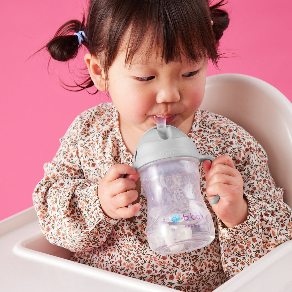 Sippy Straw Cup 240ml - Grey Sippy Straw Cup 240ml - Grey