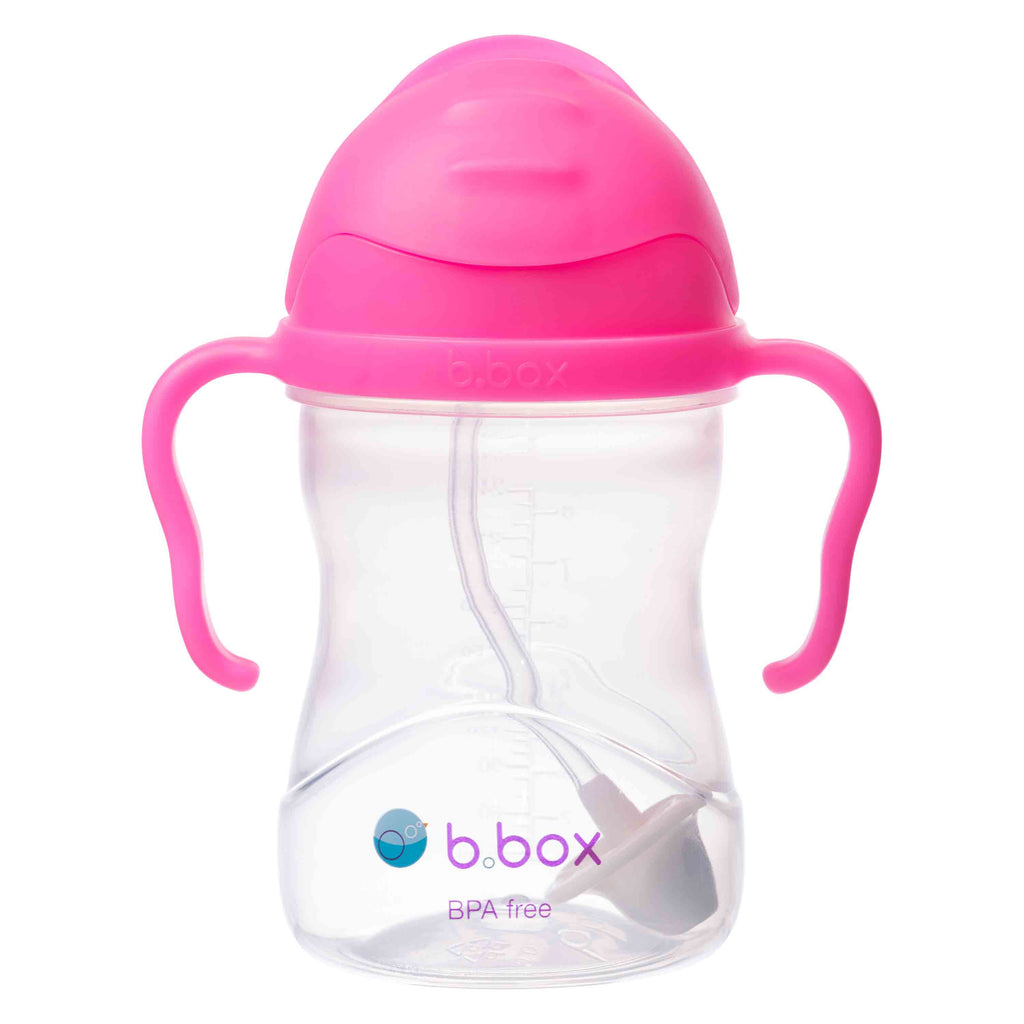 Sippy Straw Cup 240ml - Pink Pomegranate