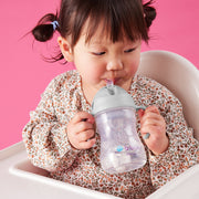 Sippy Straw Cup 240ml - Grey