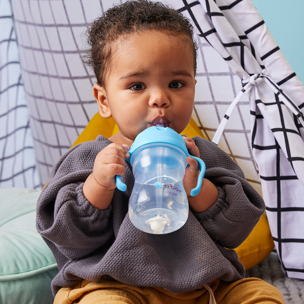 Sippy Straw Cup 240ml - Blueberry