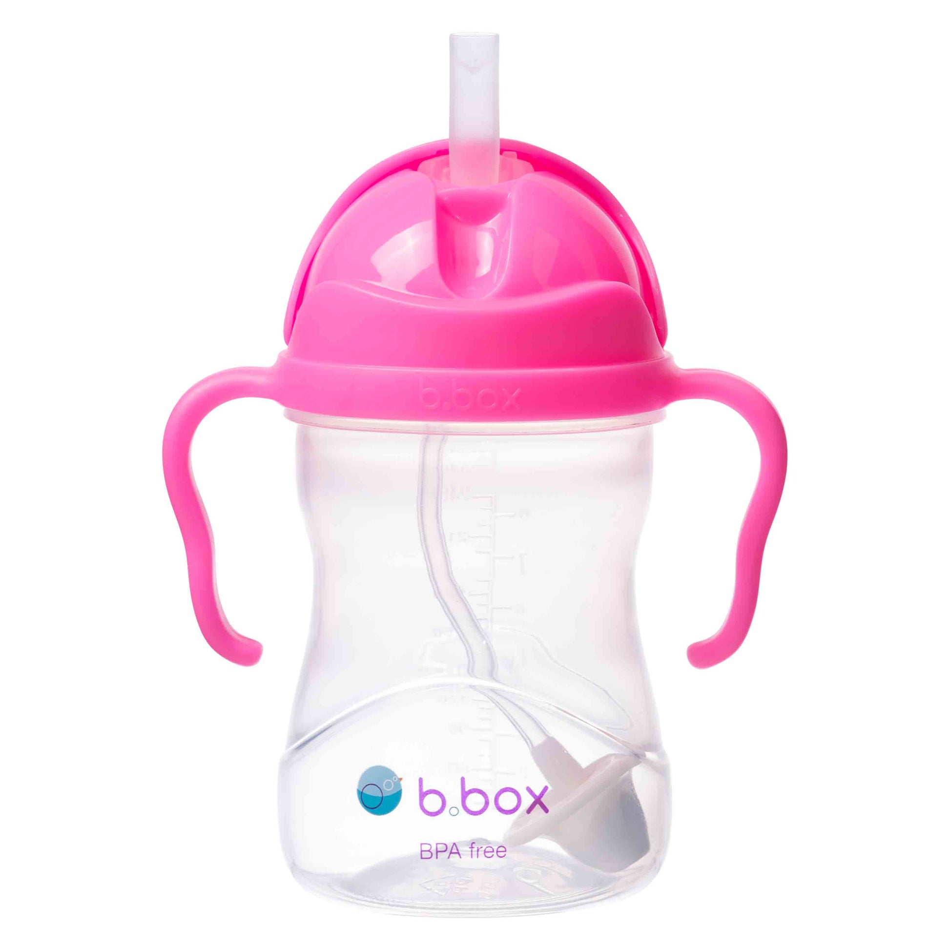 Sippy Straw Cup 240ml - Pink Pomegranate