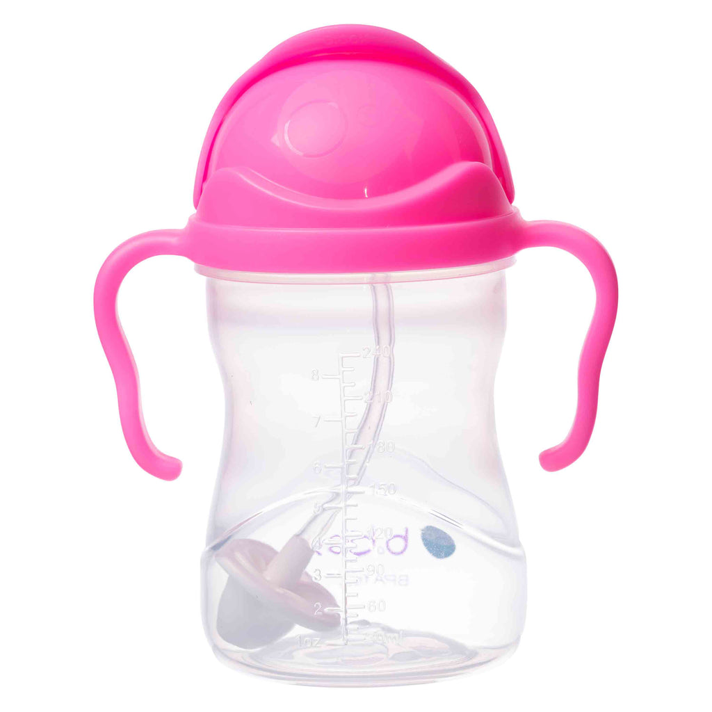 Sippy Straw Cup 240ml - Pink Pomegranate