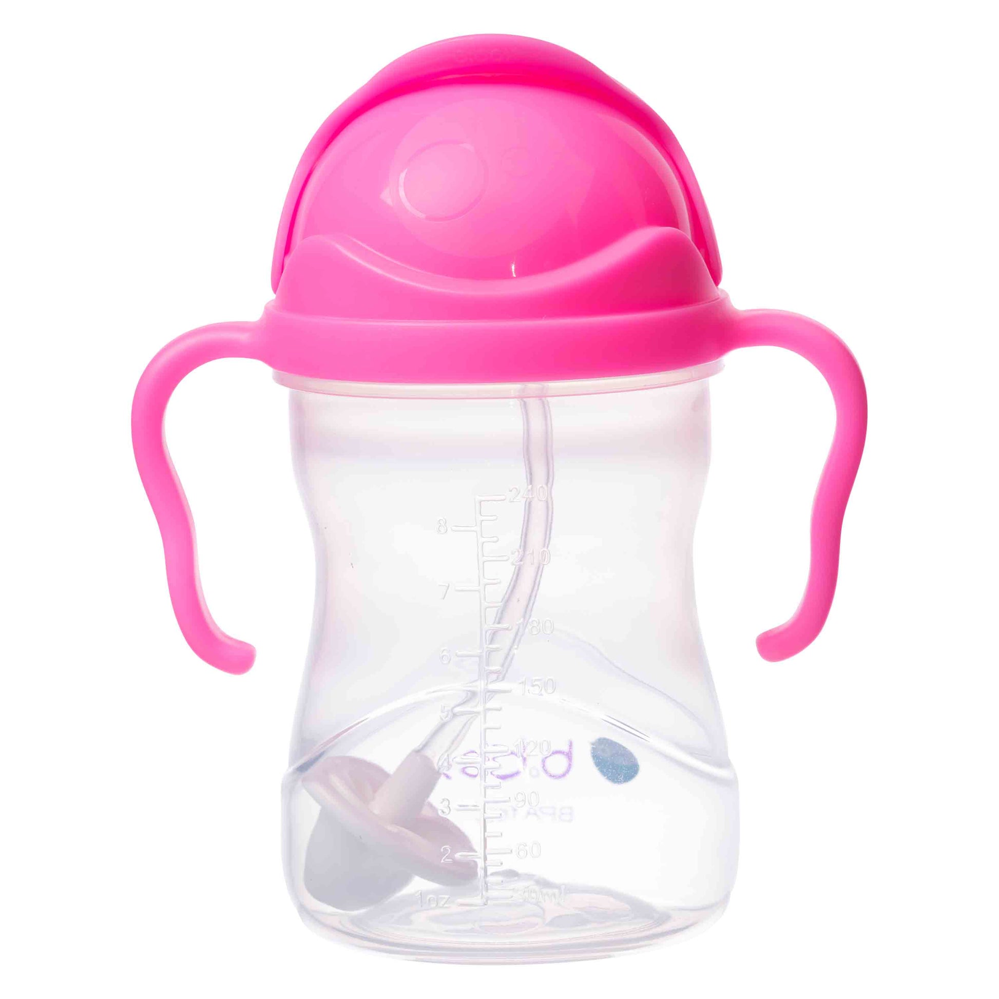 Sippy Straw Cup 240ml - Pink Pomegranate