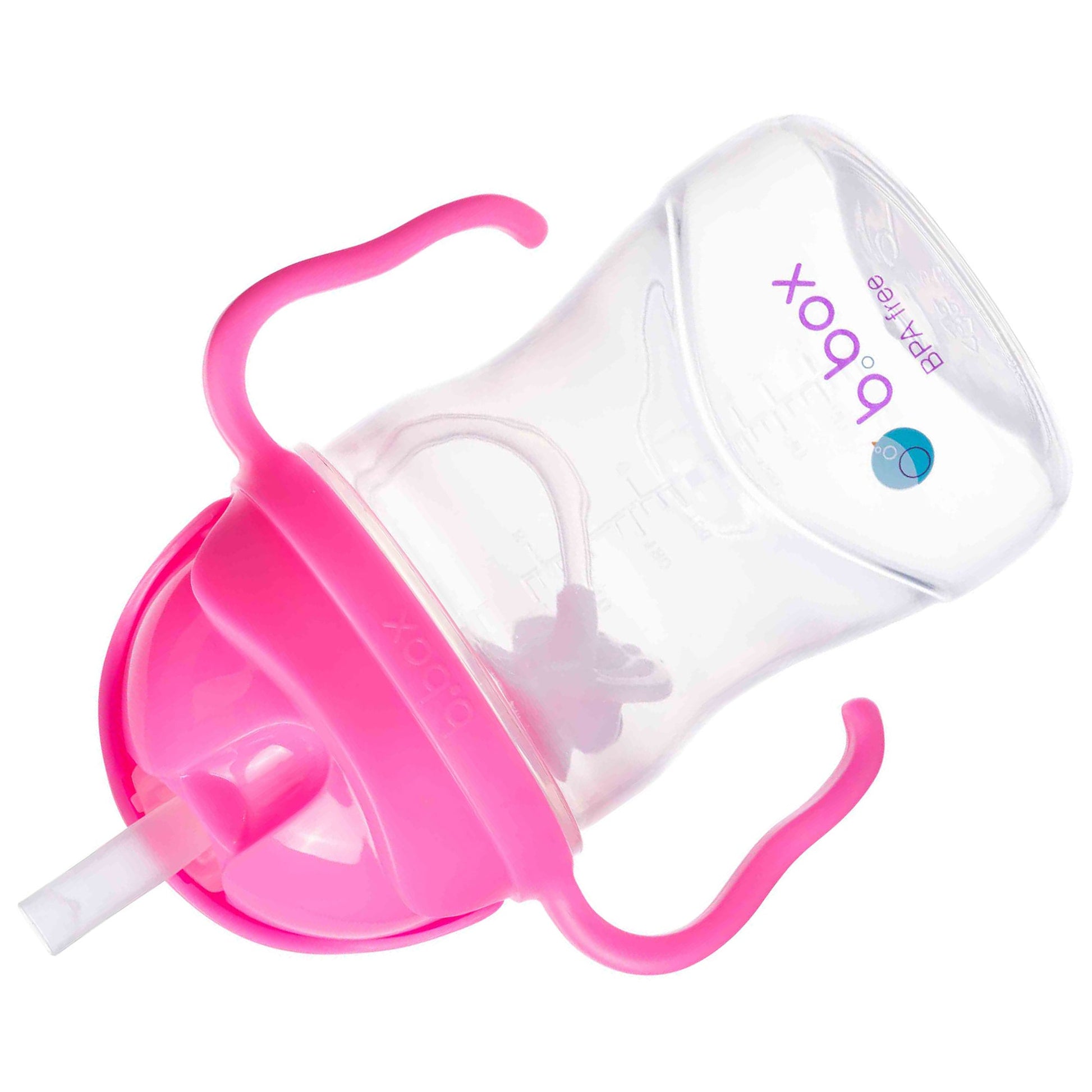 Sippy Straw Cup 240ml - Pink Pomegranate