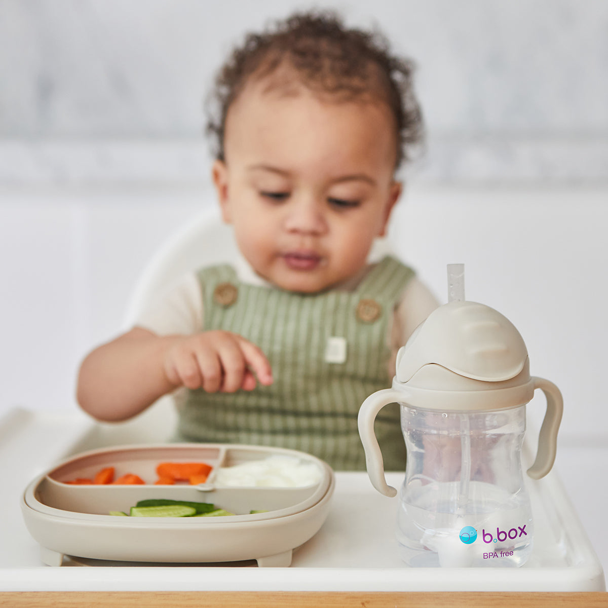 Sippy Straw Cup 240ml - Latte