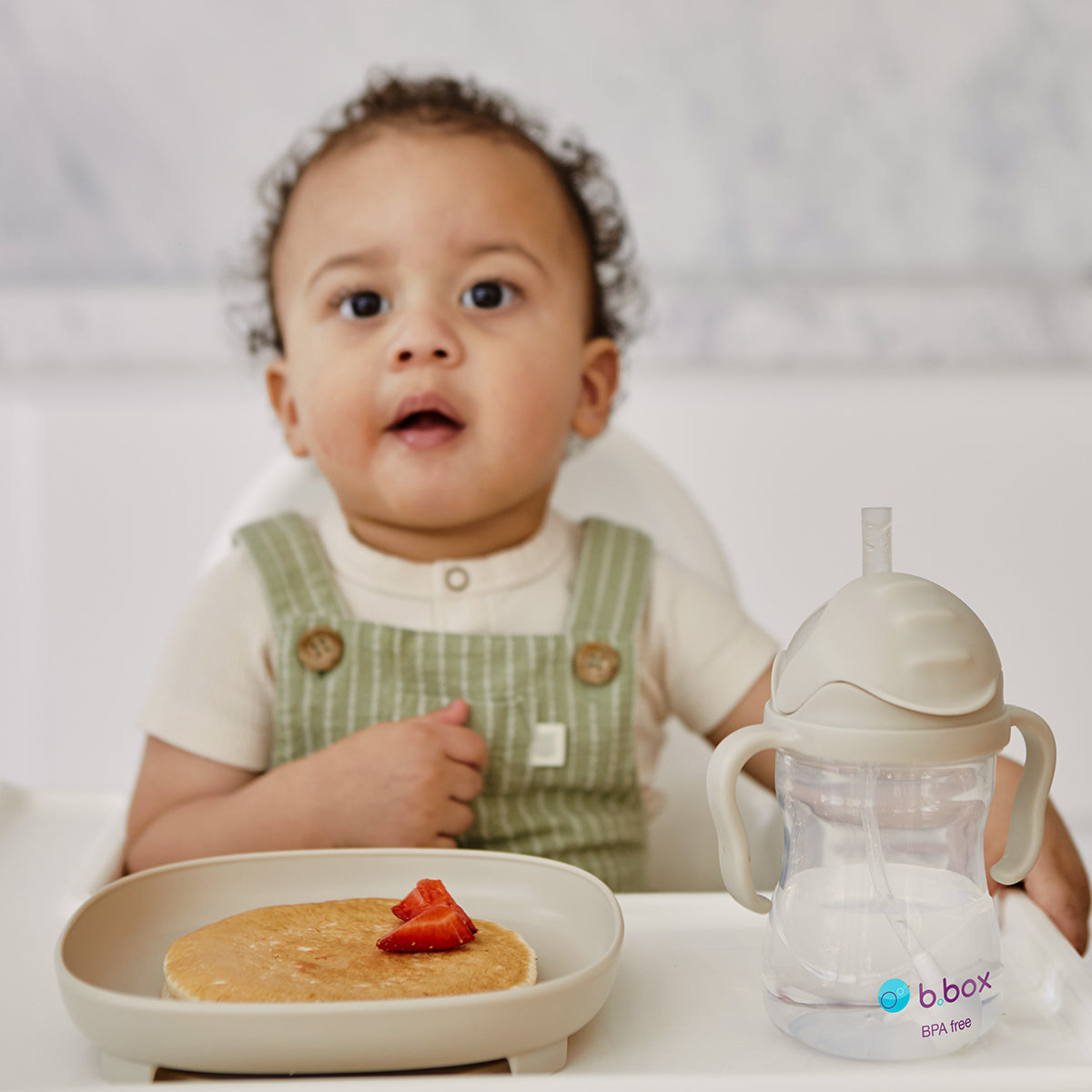 Sippy Straw Cup 240ml - Latte