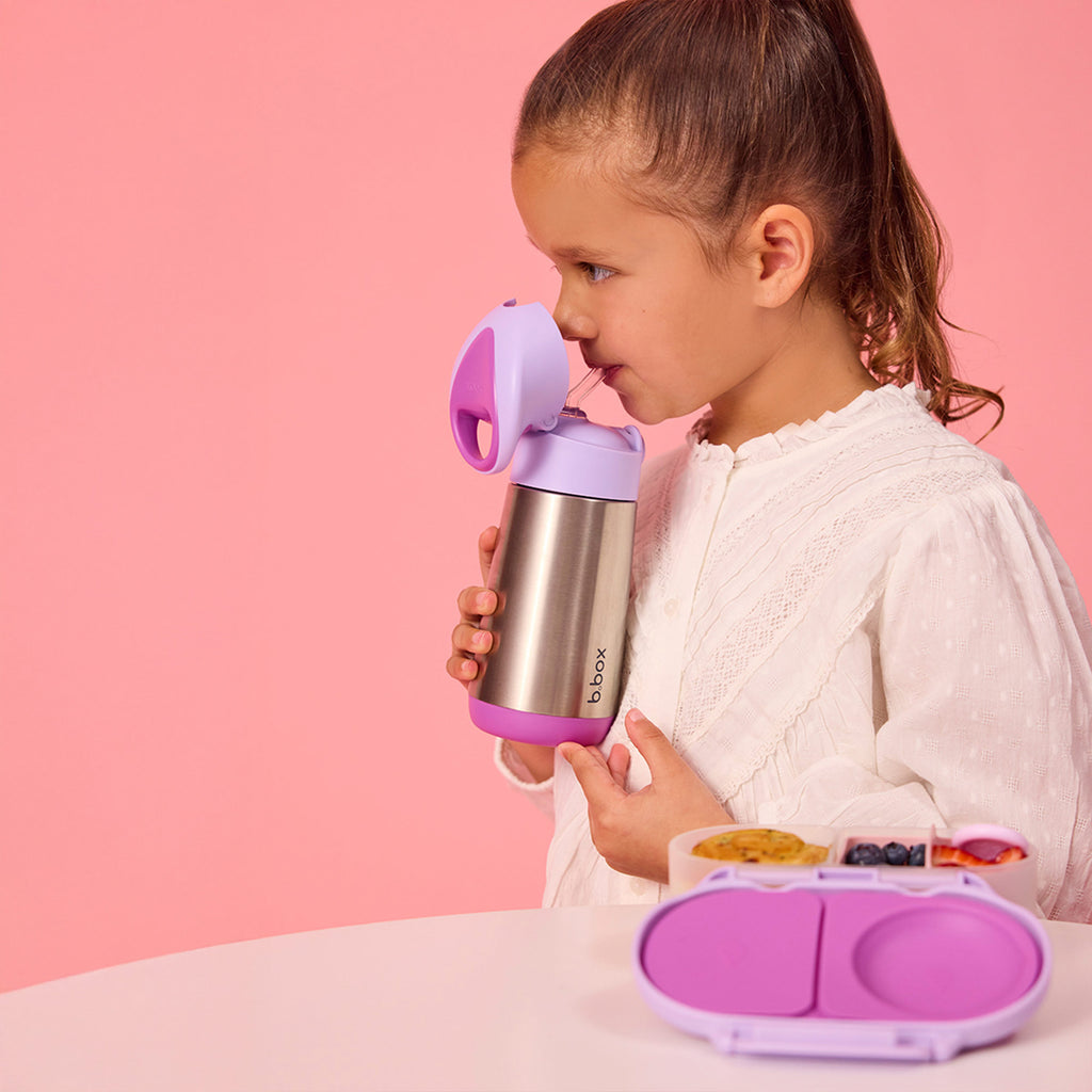 Insulated Drink Bottle - 350ml - Sugar Plum