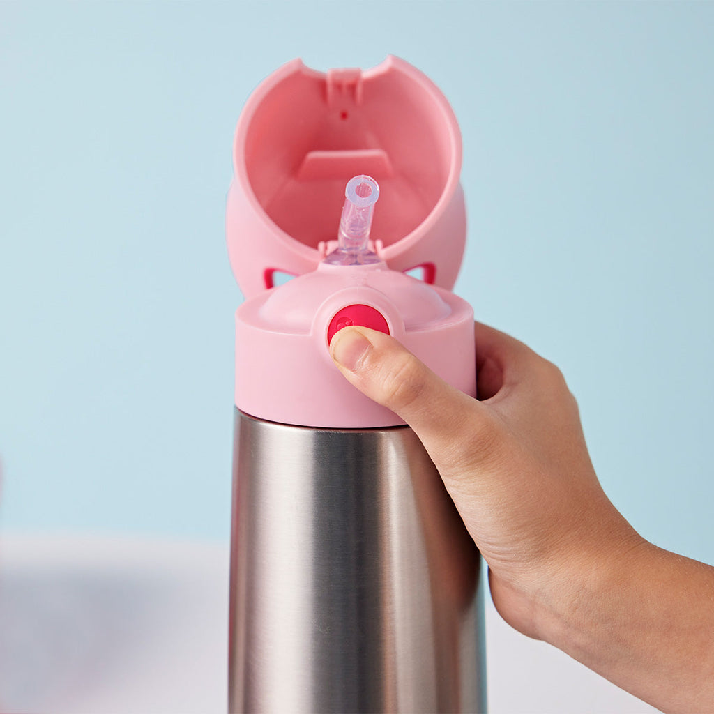 Insulated Drink Bottle - 500ml - Flamingo Fizz