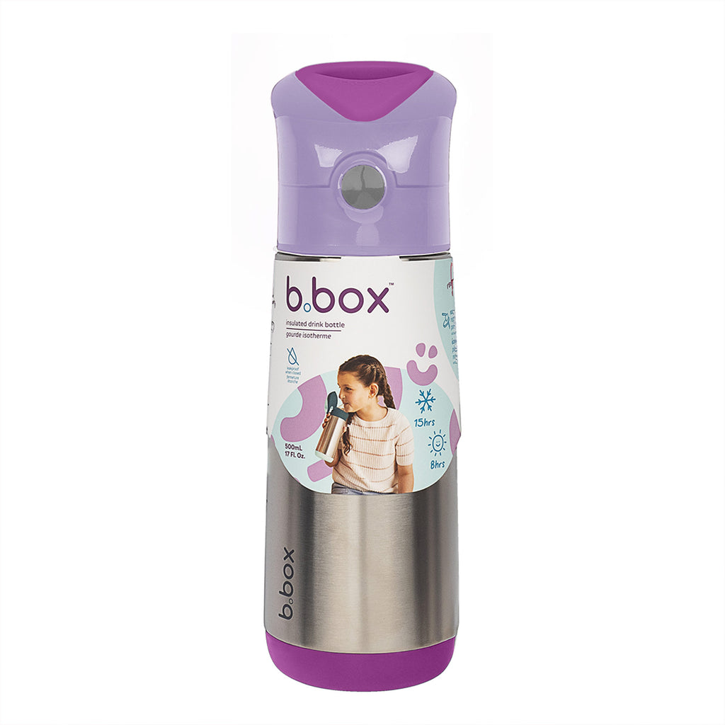 Insulated Drink Bottle - 500ml - Sugar Plum