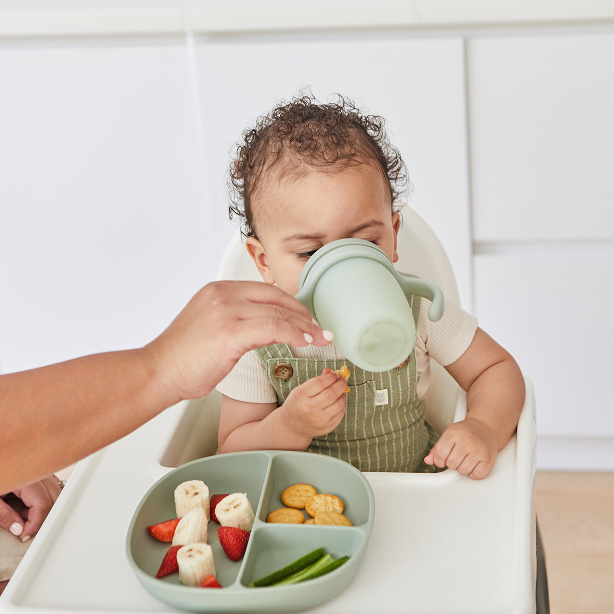 Silicone Spout Cup - Sage