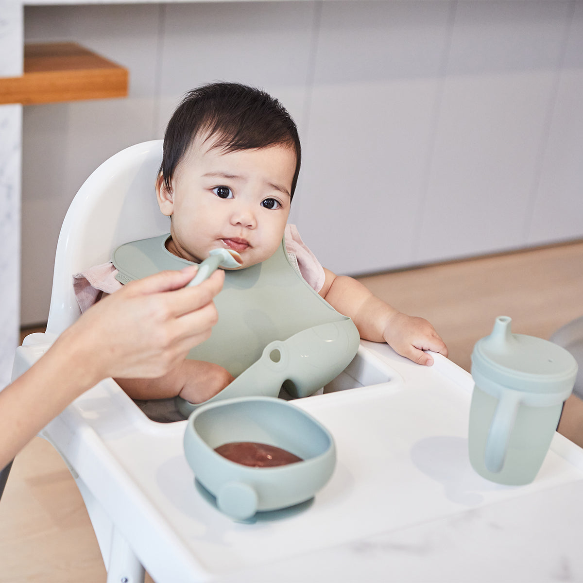 Silicone Spout Cup - Sage