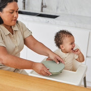 Silicone Plate + Lid - Sage