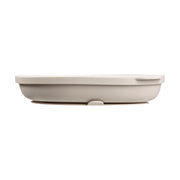 Silicone Plate + Lid - Latte