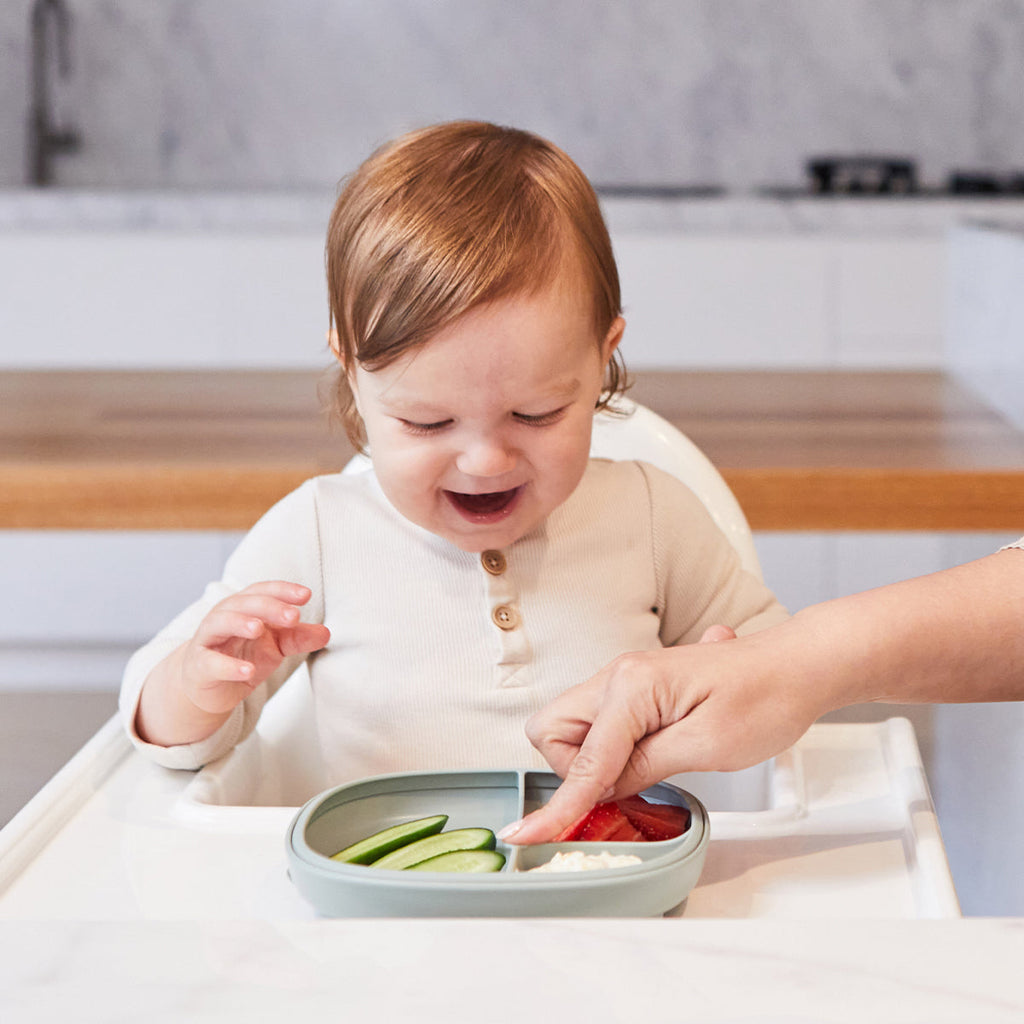 2 in 1 Suction Plate - Sage
