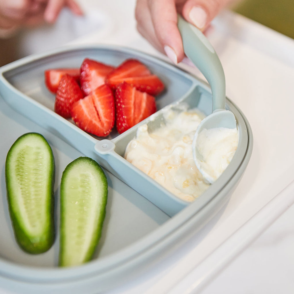 2 in 1 Suction Plate - Sage
