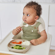2 in 1 Suction Plate - Latte