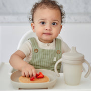 2 in 1 Suction Plate - Latte