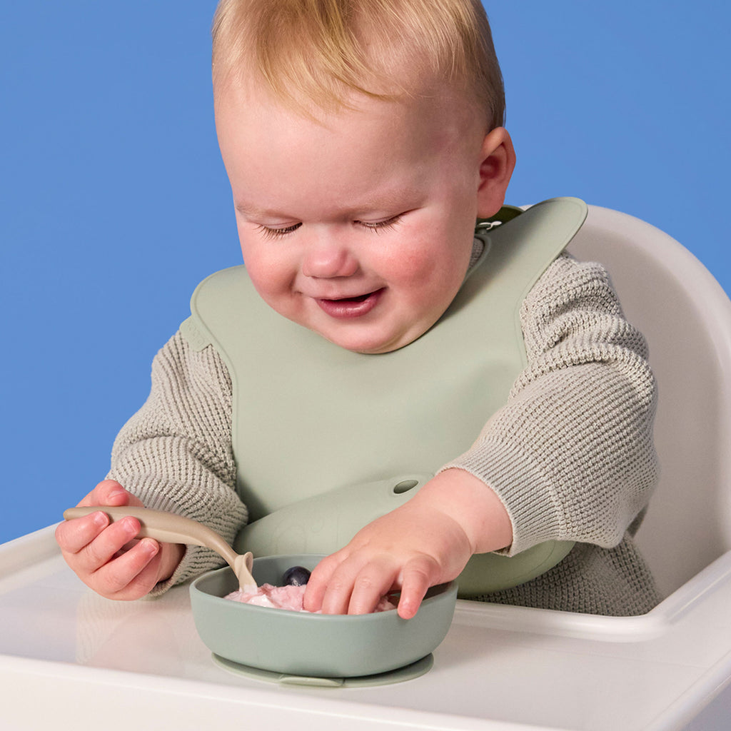 Suction Bowl Duo - Sage