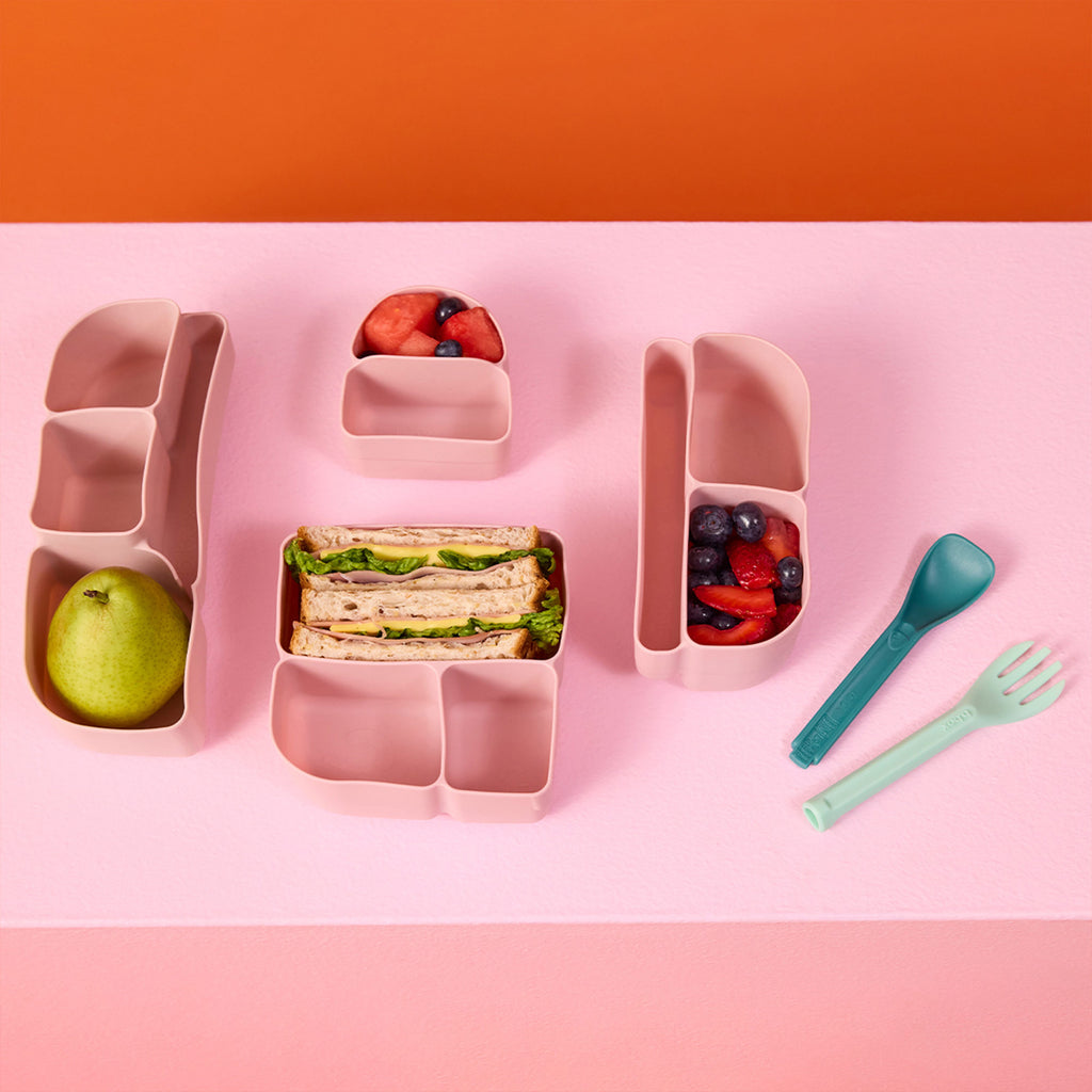 Silicone Bento Buddy - Lunchbox - Berry