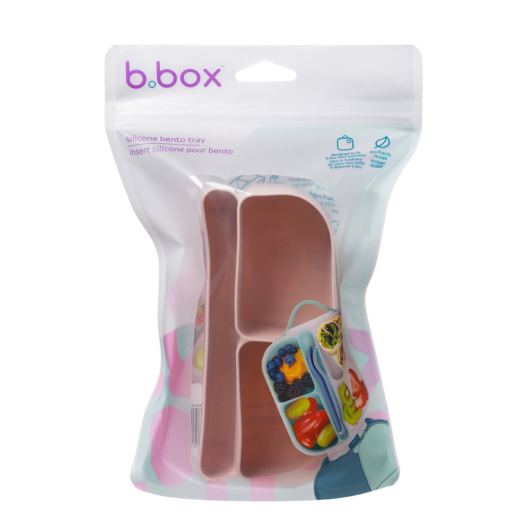 Silicone Bento Tray - Mini Lunchbox - Berry