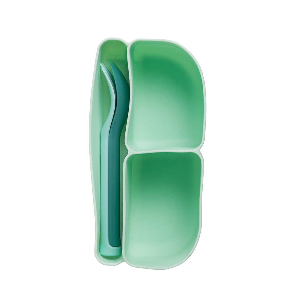 Silicone Bento Tray - Mini Lunchbox - Forest