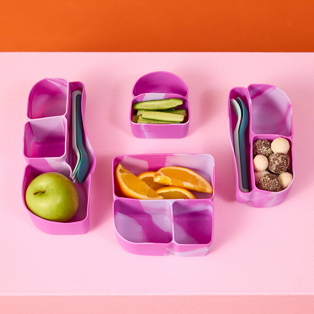 Silicone Bento Tray - Mini Lunchbox - Cosmic